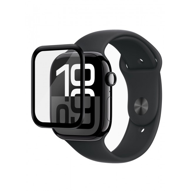CATANES Tempered Glass Screen Protector for Apple Watch 42mm Series 10 Anti-Scratch Ultra-Thin Protective Film Cover Clear Color
