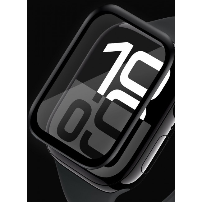 CATANES Tempered Glass Screen Protector for Apple Watch 42mm Series 10 Anti-Scratch Ultra-Thin Protective Film Cover Clear Color