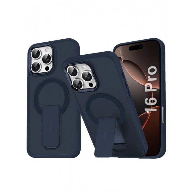 CATANES ( for iPhone 16 Pro ) Case Magnetic Kickstand Cover with Screen Camera Protection Support Wireless Charging Cover