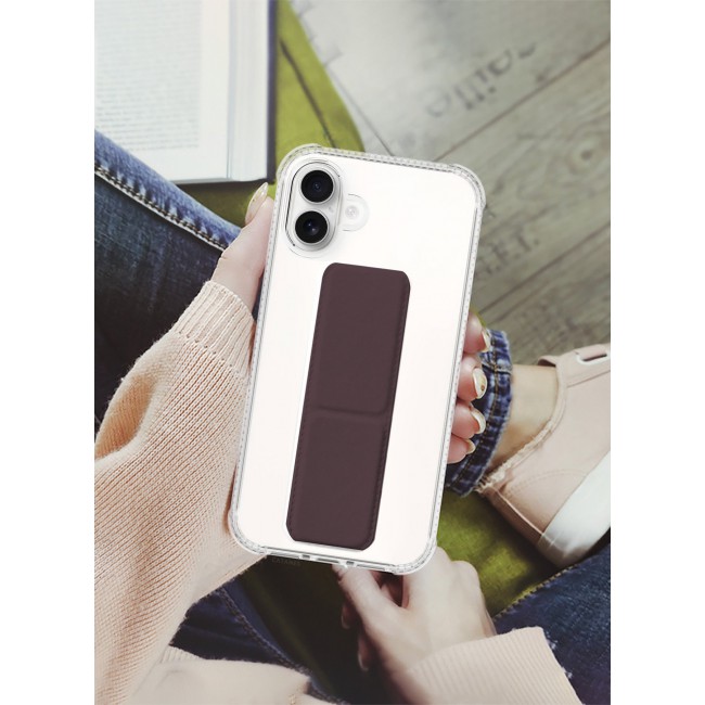 CATANES ( for iPhone 16 ) Case with Phone Grip and Expanding Stand, Kickstand Fully Protective Cover with Phone Grip Holder