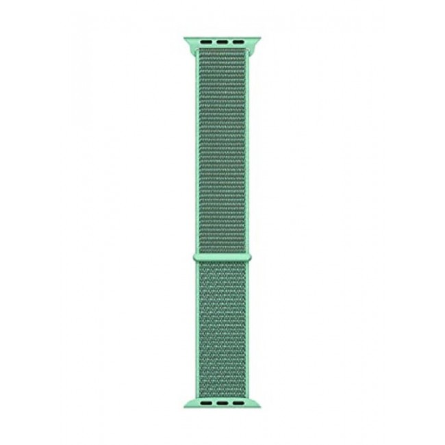CATANES Nylon Sport Loop Band Compatible for Apple Watch 42mm (Series 10) 38mm 40mm 41mm Spearmint Green