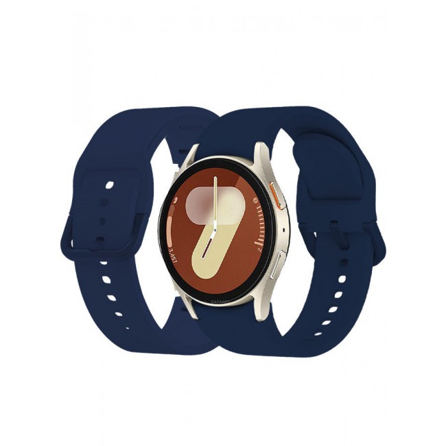 CATANES (for Samsung Galaxy Watch 7 / Samsung Galaxy Watch 6 ) Silicone Sport Band Durable and Sport Design for Men Women Blue