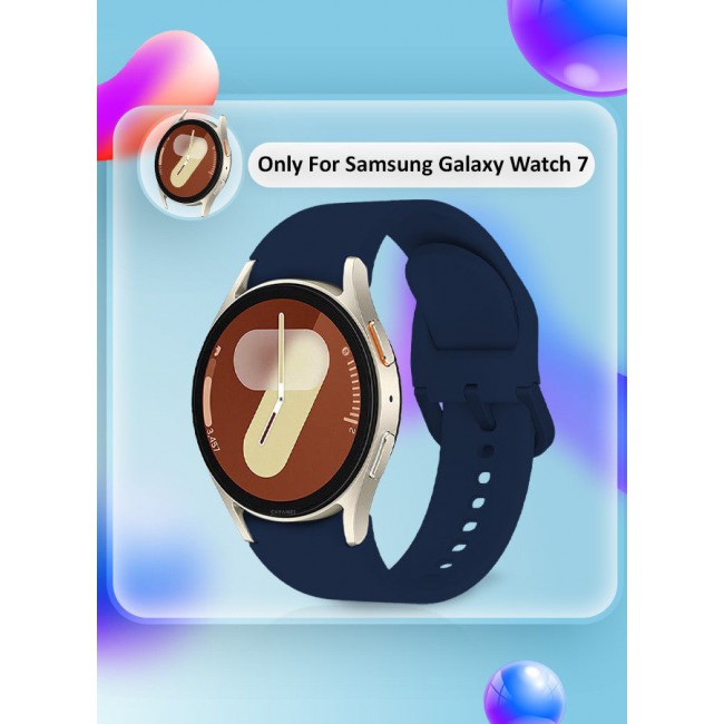 CATANES (for Samsung Galaxy Watch 7 / Samsung Galaxy Watch 6 ) Silicone Sport Band Durable and Sport Design for Men Women Blue