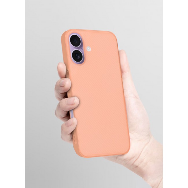 CATANES 2 Packs Case Cover for iPhone 17 - Sturdy Durable Ultra-Thin Case - Air Skin Line Design Transparent Back Cover - Drop Protection Cover with 3D Screen Protector - Cosmic Orange