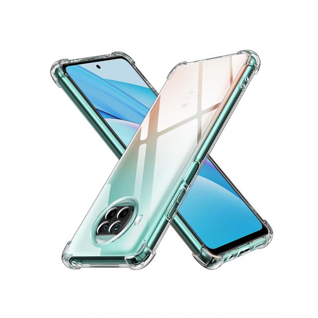 CATANES Xiaomi Mi 10i 5G Case Cover Clear Protective TPU Four Corners Cover Transparent Soft Case