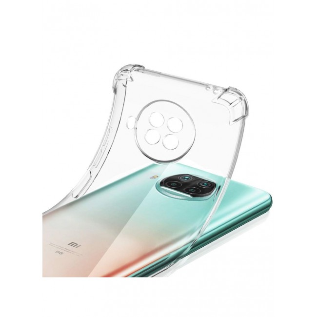 CATANES Xiaomi Mi 10i 5G Case Cover Clear Protective TPU Four Corners Cover Transparent Soft Case
