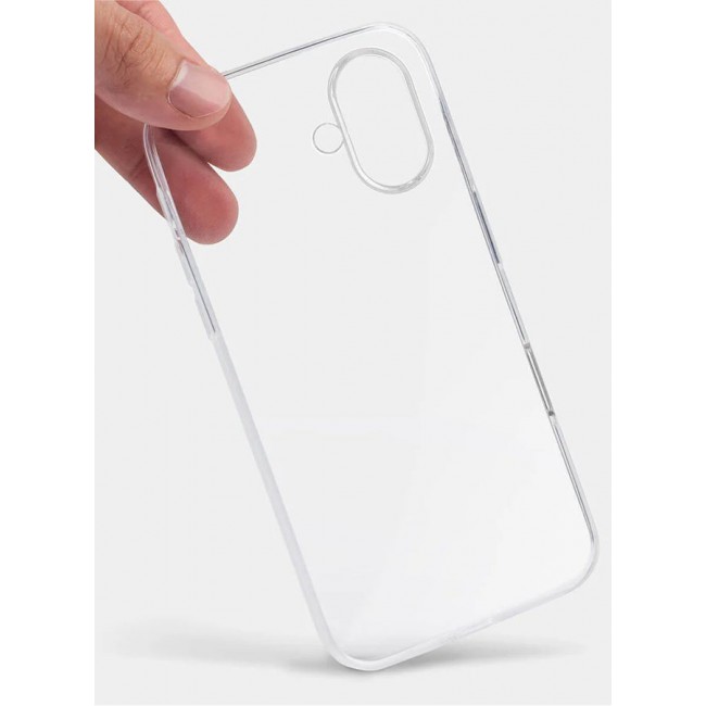 CATANES ( for iPhone 16 ) 3 Pack, 1 Case and 2 Screen Protectors, Clear TPU, Ultra Slim, Shockproof, Scratch-Resistant Case Cover