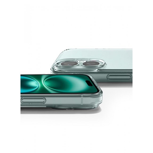 CATANES ( for iPhone 16 ) 3 Pack, 1 Case and 2 Screen Protectors, Clear TPU, Ultra Slim, Shockproof, Scratch-Resistant Case Cover