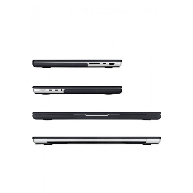 CATANES MacBook Air 16.2 Inch Case (2023 2022 2021 Release) Models A2485 / A2780 Plastic Hard Shell Case Black