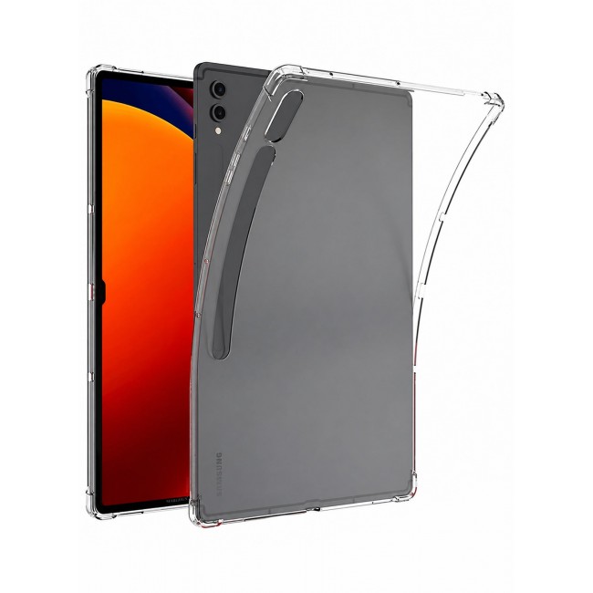 CATANES For Samsung Galaxy Tab S9 Ultra Transparent TPU Bumper Protective Case
