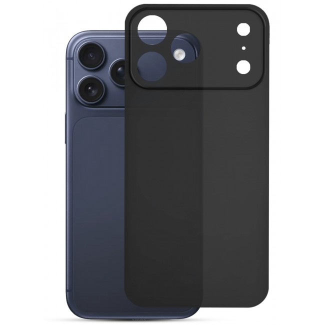 CATANES Air Skin Frosted Matte Case for iPhone 17 Pro Max - Stylish Ultra Slim Back Cover - Black