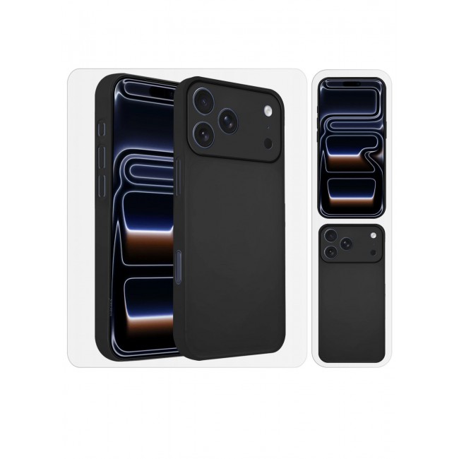 CATANES Air Skin Frosted Matte Case for iPhone 17 Pro Max - Stylish Ultra Slim Back Cover - Black