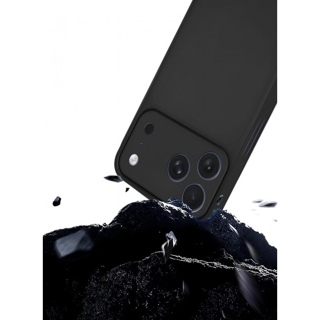CATANES Air Skin Frosted Matte Case for iPhone 17 Pro Max - Stylish Ultra Slim Back Cover - Black