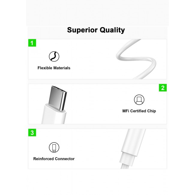 CATANES USB C to 3.5mm AUX Jack Adapter Type C to Headphone Jack Adapter - White