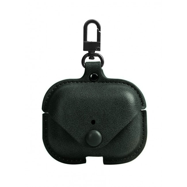CATANES AirPods Pro 2 Case Leather Case Cover with Keychain Compatible with Apple AirPods Pro 2nd Generation 2022 Dark Green