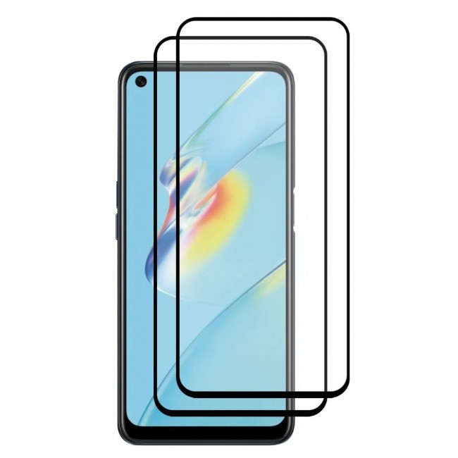 CATANES 2Pack for Oppo A54 Screen Protector Anti-Scratch Tempered Glass Clear HD Edge to Edge Full Coverage 9H Case Friendly Film 6.51 inch