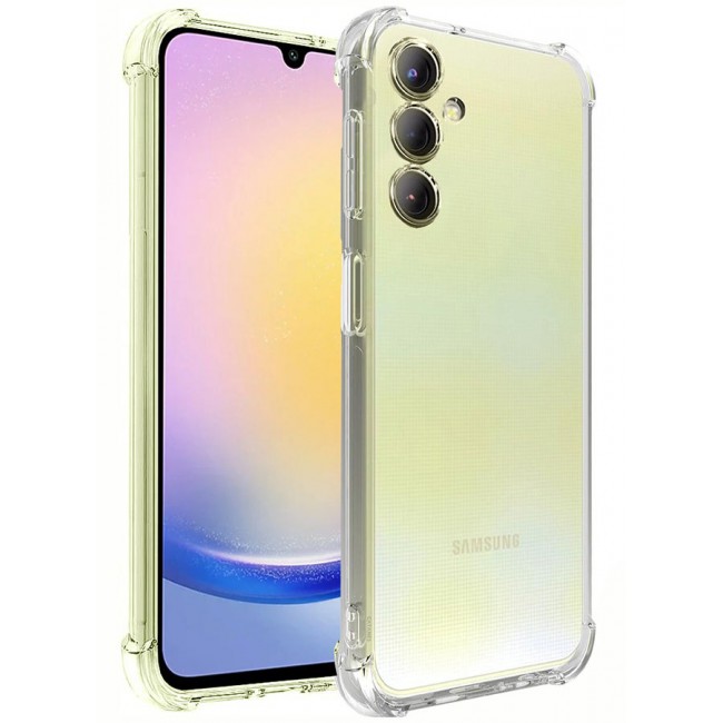 CATANES Samsung Galaxy A25 5G Gorilla Case Shock-Absorption Flexible Clear TPU Rubber Protective Cell Phone Cover Slim Fit Transparent Protective Case Cover