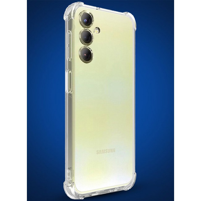 CATANES Samsung Galaxy A25 5G Gorilla Case Shock-Absorption Flexible Clear TPU Rubber Protective Cell Phone Cover Slim Fit Transparent Protective Case Cover