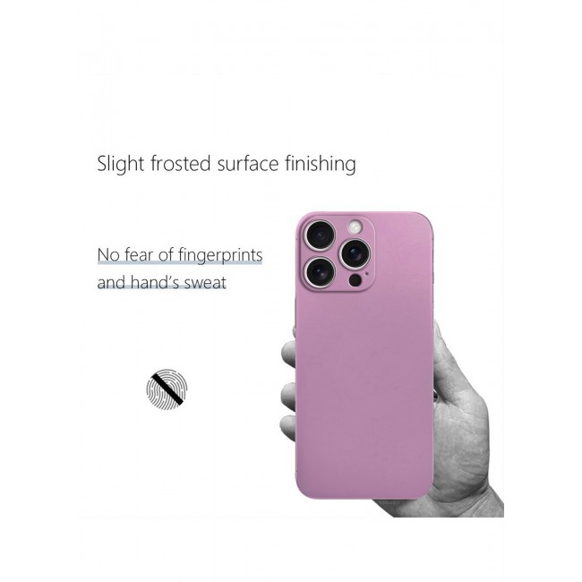CATANES Thin Case for iPhone 16 Pro , Back Cover Sturdy Durable Ultra-Thin Case Drop Protection Cover Clear - Pink