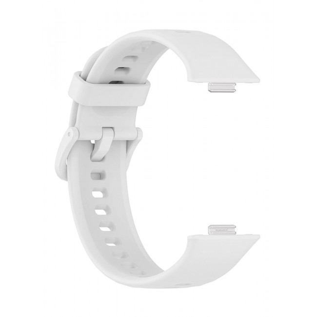 CATANES Wristband for Huawei Watch Fit 3/Fit 4/Fit 4 Pro Bands, Silicone Bracelet Quick Release Arm Band, Replacement Smartwatch Band Quick Release Sport Strap - White