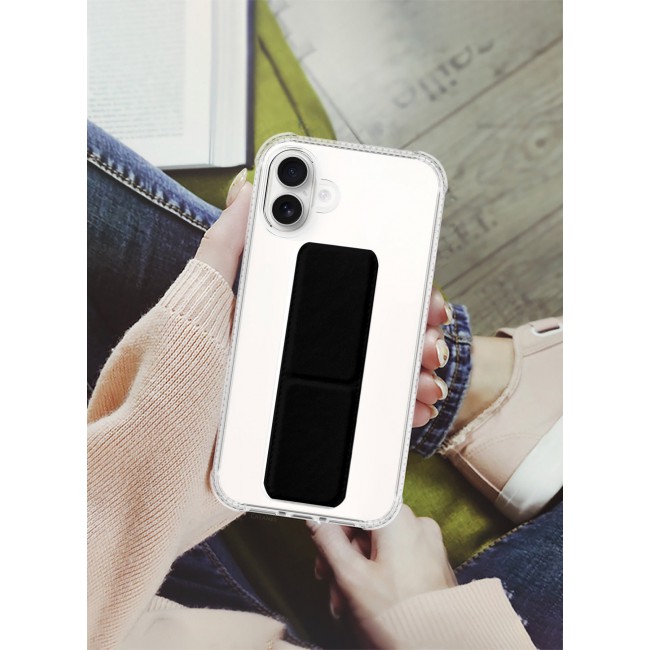 CATANES ( for iPhone 16 Plus ) Case with Phone Grip and Expanding Stand, Kickstand Fully Protective Cover with Phone Grip Holder
