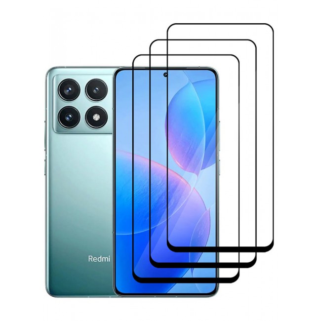 CATANES 3 Pack For Xiaomi Redmi K70 Pro Screen Protector 9H Hardness Scratch Resistance Screen Protector Touch Sensitive Case Friendly Tempered Glass Film
