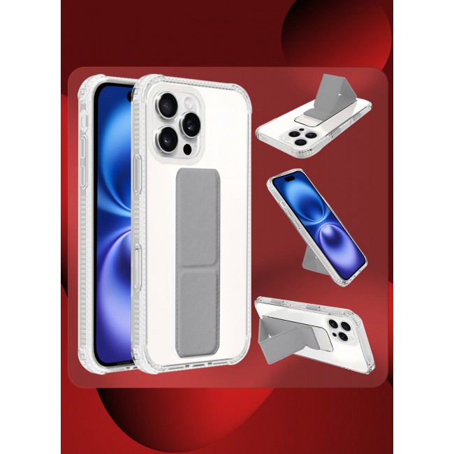 CATANES ( for iPhone 16 Pro ) Case with Phone Grip and Expanding Stand, Kickstand Fully Protective Cover with Phone Grip Holder