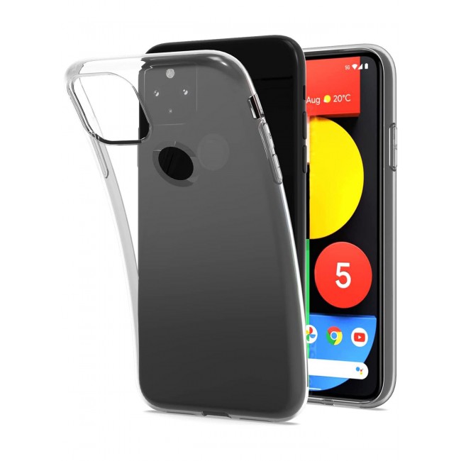 CATANES Google Pixel 5a 5G Clear Shockproof Case Ultra Slim Transparent Soft TPU Cover 6.34 inch