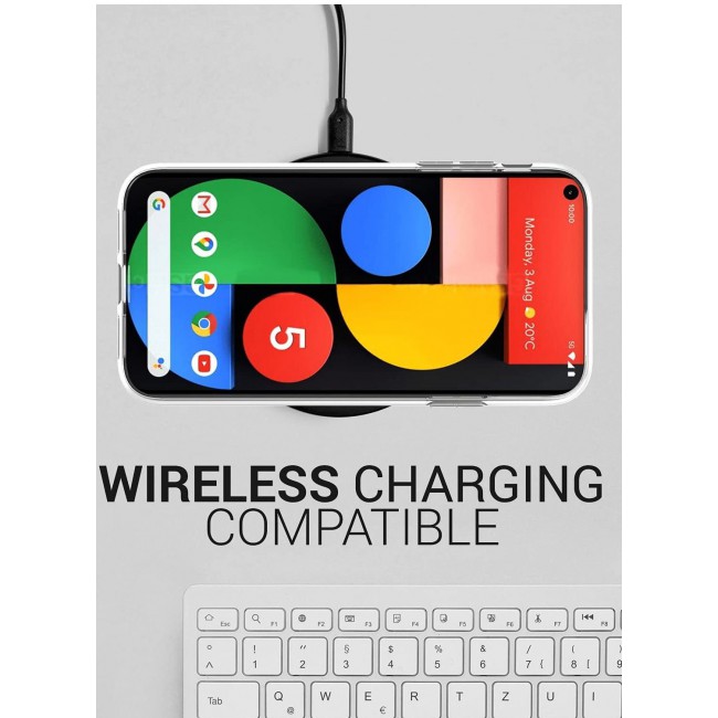 CATANES Google Pixel 5a 5G Clear Shockproof Case Ultra Slim Transparent Soft TPU Cover 6.34 inch