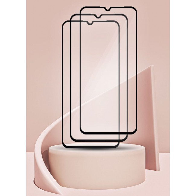 CATANES 2 pack Tecno Spark 8P 4G Screen Protector Tempered Glass Full Glue Black side