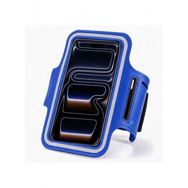 MARGOUN Sports Running Armband Case Compatible with iPhone 17 Pro – Water-Resistant Fitness Wristband Pouch for Gym, Workouts, Jogging with Key Holder and Reflective Strip