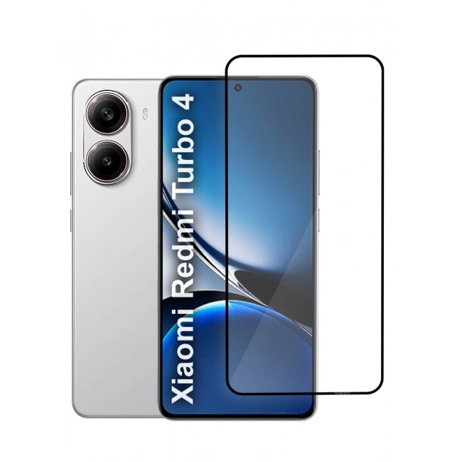 CATANES Xiaomi Redmi Turbo 4 3D Full Coverage Screen Protector Ultra HD Scratch Resistant Bubble-Free
