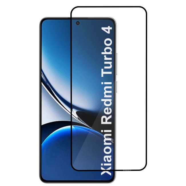 CATANES Xiaomi Redmi Turbo 4 3D Full Coverage Screen Protector Ultra HD Scratch Resistant Bubble-Free