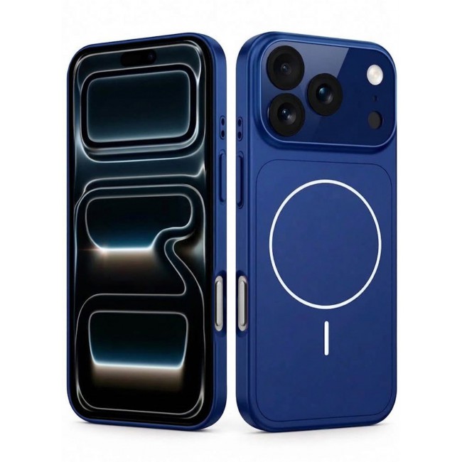 CATANES 2 Pack MagSafe Compatible Case for iPhone 17 Pro Max, Protective Bumper with Drop Protection & Lens Cover - Dark Blue