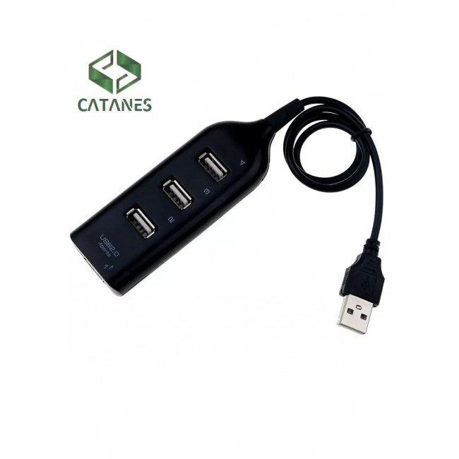 CATANES USB 2.0 4-Port Hub Adapter for MacBook High Speed Charging and Data Transfer Hub