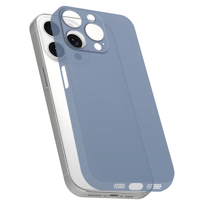 CATANES (for iPhone 15 Pro Max) Case Cover Air Skin Series Back Cover Sturdy Durable Thin Case Drop Protection Cover - Transparent Blue