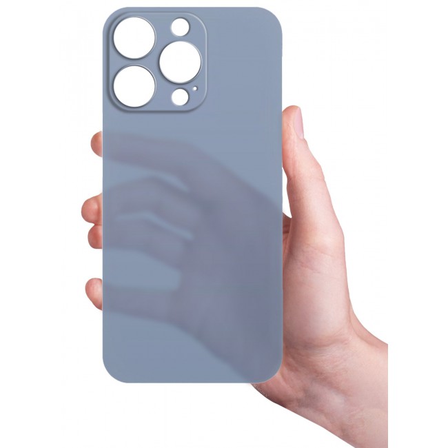 CATANES (for iPhone 15 Pro Max) Case Cover Air Skin Series Back Cover Sturdy Durable Thin Case Drop Protection Cover - Transparent Blue