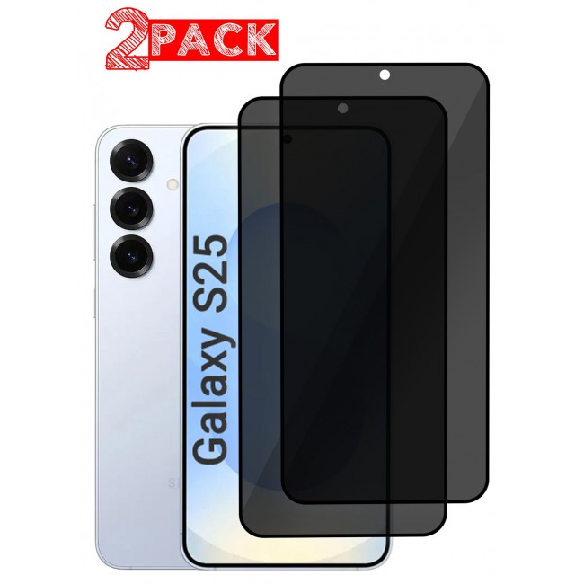 CATANES (for Samsung Galaxy S25 ) 2Packs Privacy Screen Protector Anti-Bubble, Shock-Proof, High Durability