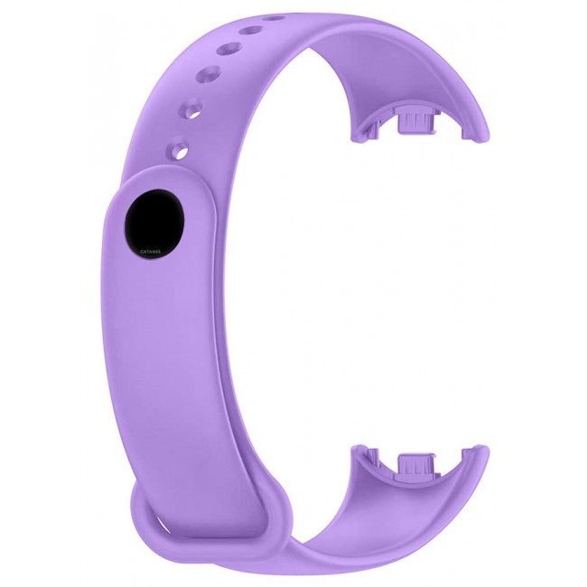CATANES (for Mi Band 8 and 9) Strap Soft Silicone Replacement Sport Wristband for Xiaomi Mi Band 8 and 9 Watch Band Accessories for Women Men Purple