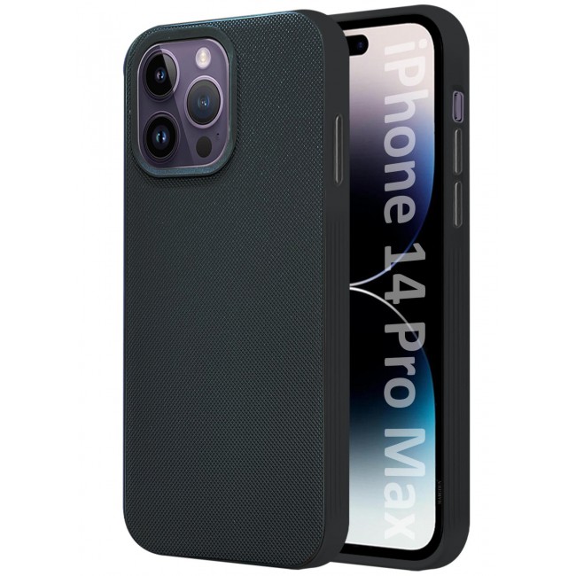 CATANES iPhone 14 Pro Max Vegan Leather Case Cover, Slim Fit, Raised Edges for Camera and Screen Protection