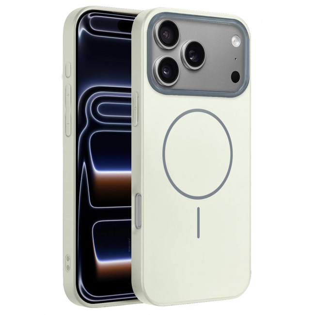 CATANES Hard TPU Case for iPhone 17 Pro Max - Protective Case Cover and Glossy - Slim Shock Resistant Design - Off White