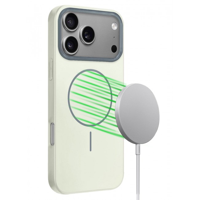 CATANES Hard TPU Case for iPhone 17 Pro Max - Protective Case Cover and Glossy - Slim Shock Resistant Design - Off White