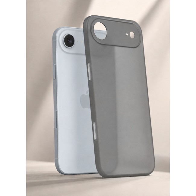 CATANES Air Skin Frosted Matte Case for iPhone 17 Air - Stylish Ultra Slim Back Cover - Dark Grey