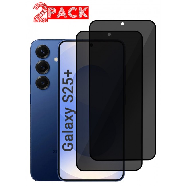 CATANES (for Samsung Galaxy S25 Plus) 2Packs Privacy Screen Protector Anti-Bubble, Shock-Proof, High Durability