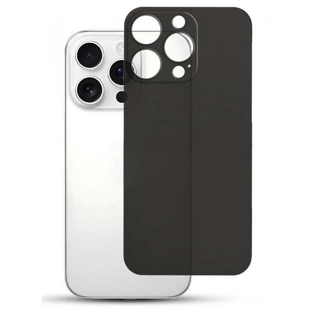 CATANES (for iPhone 15 Pro Max) Case Cover Air Skin Series Back Cover Sturdy Durable Thin Case Drop Protection Cover - Transparent Black