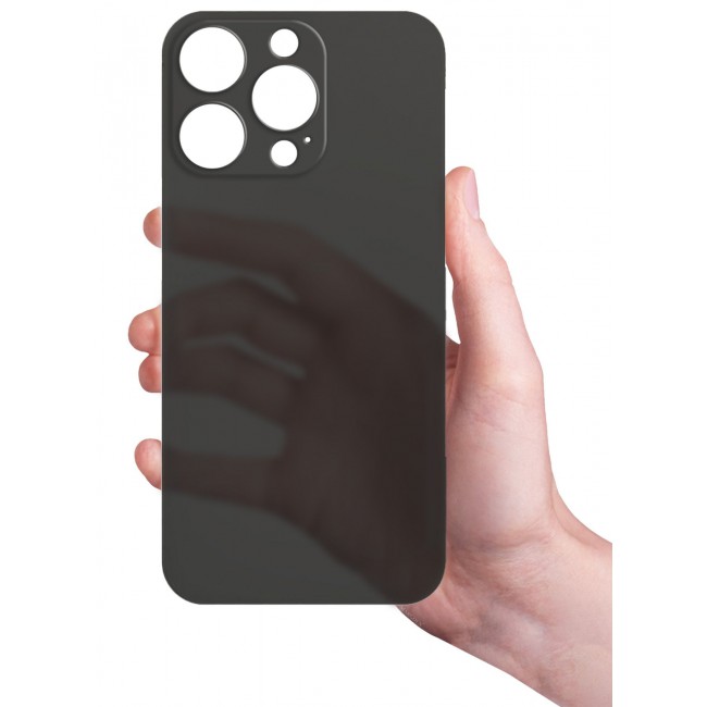 CATANES (for iPhone 15 Pro Max) Case Cover Air Skin Series Back Cover Sturdy Durable Thin Case Drop Protection Cover - Transparent Black