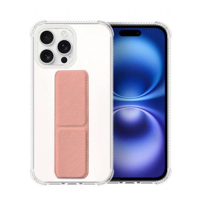 CATANES ( for iPhone 16 Pro ) Case with Phone Grip and Expanding Stand, Kickstand Fully Protective Cover with Phone Grip Holder