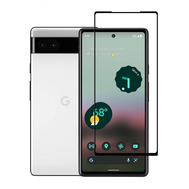 CATANES 2Pack for Pixel 6a Clear Case and Screen Protector 360 Degree Front and Back Protection Shockproof Soft TPU with Anti-Scratch Tempered Glass