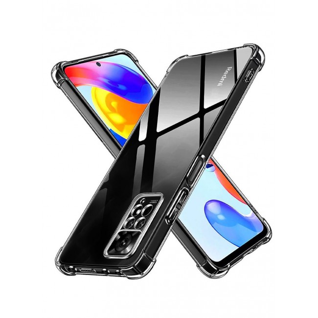 CATANES Xiaomi Redmi Note 11S Case Cover Clear Protective TPU Four Corners Cover Transparent Soft Case
