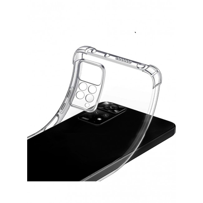 CATANES Xiaomi Redmi Note 11S Case Cover Clear Protective TPU Four Corners Cover Transparent Soft Case